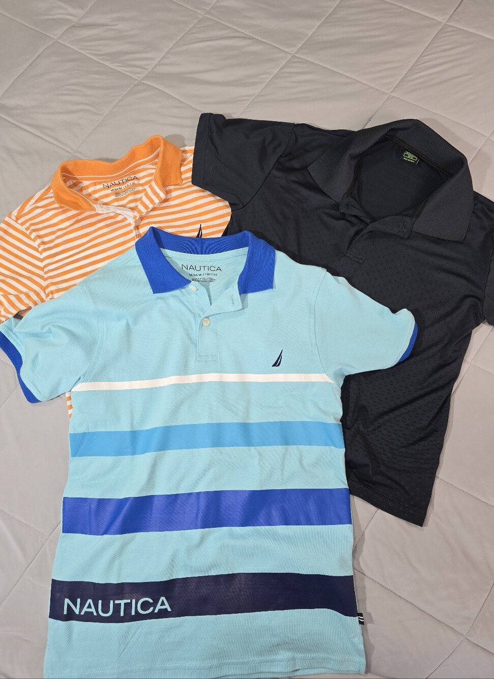 Three Polo Shirts Boys 10/12